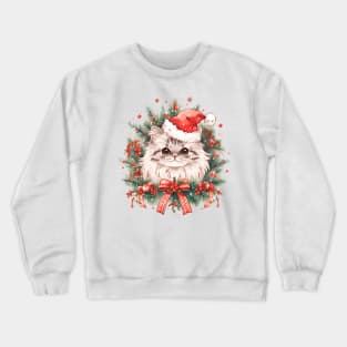 Christmas Persian Cat Crewneck Sweatshirt